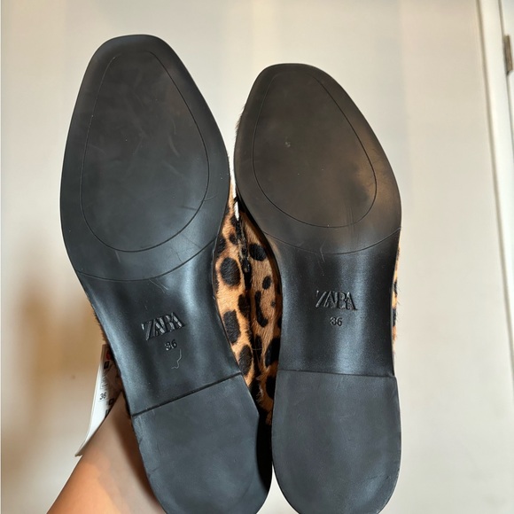 NWT ZARA cheetah print loafer slip ons - Picture 6 of 9